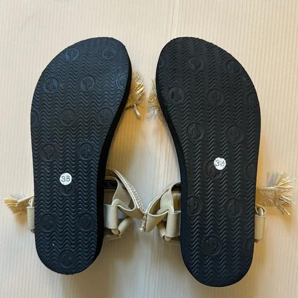 ARIZONA LOVE Trekky Raffia in Natural Sandals, Size EU 38 / 8 - Picture 6 of 10